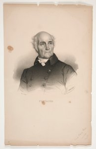 Portret van Pierre-Francois-Léonard Fontaine door Nicolas Eustache Maurin