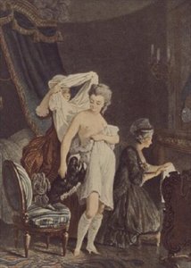Aankleden door Nicolas Francois Regnault