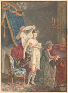 Le Lever door Nicolas Francois Regnault