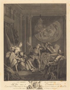 Het pad van fortuin door Nicolas Joseph Voyez after Pierre Antoine Baudouin