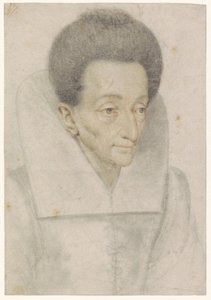 Portret van een oude vrouw door Nicolas Lagneau