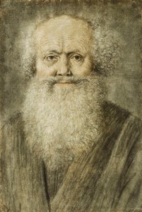 Portret van een Bebaarde Man, Buste Lengte door Nicolas Lagneau or Lanneau