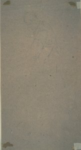 Schets van geklede torso door Nicolas Lancret