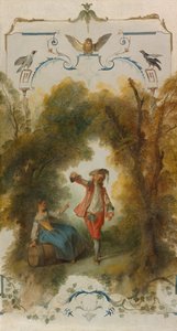 De wijngaard door Nicolas Lancret