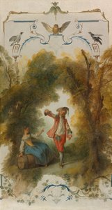 De wijngaard door Nicolas Lancret