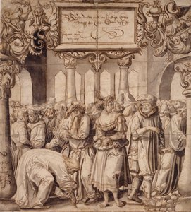 De overspelige vrouw door Nicolas Manuel Deutsch