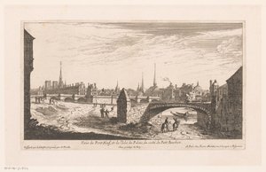 Gezicht op de Pont Neuf door Nicolas Perelle
