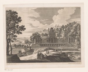 Landschap met kasteel