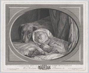 Onschuld bewaakt door trouw, 1761-1831 door Nicolas Ponce