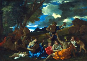 Le Grand Bacchanal door Nicolas Poussin