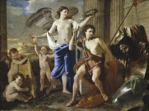 De triomf van David door Nicolas Poussin