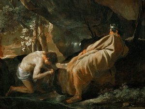 Midas bij de bron van de rivier Pactolus