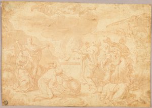 Noachs offer door Nicolas Poussin