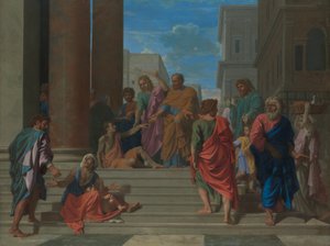 Heiligen Petrus en Johannes genezen de lamme man