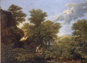 Lente of Aards Paradijs door Nicolas Poussin