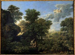 Lente of Aards Paradijs door Nicolas Poussin