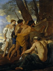 De Arcadische Herderinnen door Nicolas Poussin