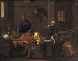 Het Testament van Eudamidas door Nicolas Poussin