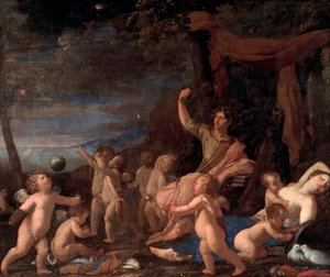De Triomf van Ovidius door Nicolas Poussin