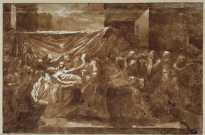 De uiterste zalving door Nicolas Poussin