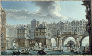 Schippersjoust, tussen de Pont Notre-Dame en de Pont au Change