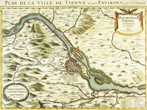 Kaart van de Stad Wenen, 1692