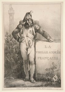 Frontispice voor de serie La Vieille Armee Francaise door Nicolas Toussaint Charlet