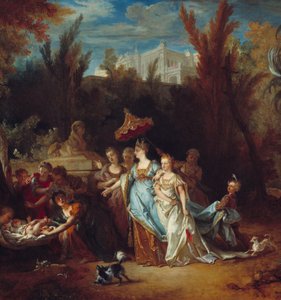 (detail) door Nicolas de Largillière