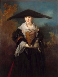 Portret van de mooie Straatsburg Schilderij door Nicolas de Largilliere (1656-1746) 1703 Straatsburg, Musée des Beaux Arts. door Nicolas de Largillière