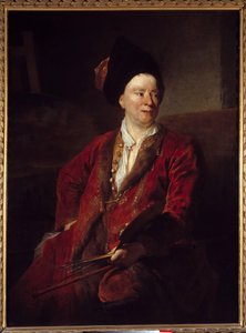 Portret van de schilder Jean Baptiste Forest (1636-1712) door Nicolas de Largillière