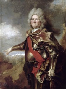 Antoine Le Prestre, graaf van Puy-Vauban (1654-1731), gouverneur van Béthune door Nicolas de Largillière