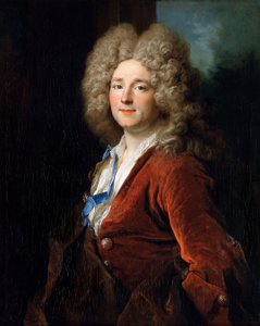 Portret van een man door Nicolas de Largillière