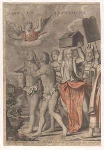 Triomftocht van Christus met figuren uit het Oude en Nieuwe Testament (eerste deel)