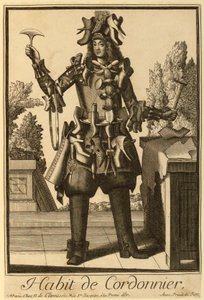 Habit de Cordonnier [De Schoenmaker] door Nicolas de Larmessin II