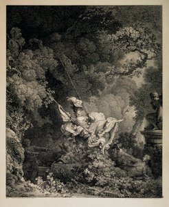 De gelukkige kansen van een schommel, 1782 door Nicolas de Launay