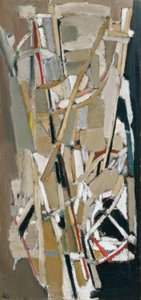 Grijze compositie door Nicolas de Staël