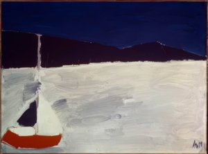 zeegezicht door Nicolas de Staël
