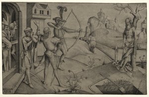 De Zonen van de Koning Schieten op het Lichaam van hun Dode Vader