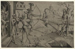 De Zonen van de Koning Schieten op het Lichaam van hun Dode Vader