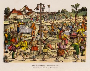 De Neusdans op een dorpsfeest