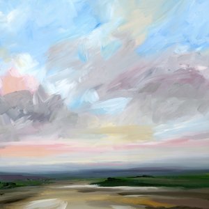 Blush Sky-landschap
