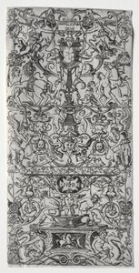 Ornamentpaneel: Mars, God van de Oorlogen door Nicoletto da Modena