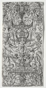 Ornamentpaneel met een vogelkooi, ca. 1500-1512
