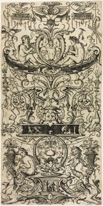 Ornamentpaneel: Victoria Augusta door Nicoletto da Modena
