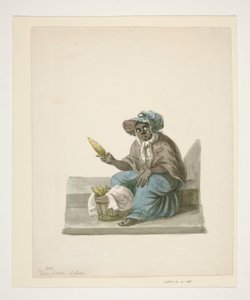 De hete maïsverkoper