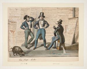 De Soap-Locks of Bowery Boys door Nicolino Calyo