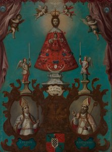 De Maagd van El Camino met St. Fermín en St. Saturnino