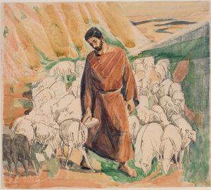De goede herder door Niels Larsen Stevns