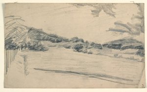 Landschap met een laan door Niels Larsen Stevns