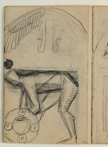 Schets voor het grafmonument van Poul S. Christiansen